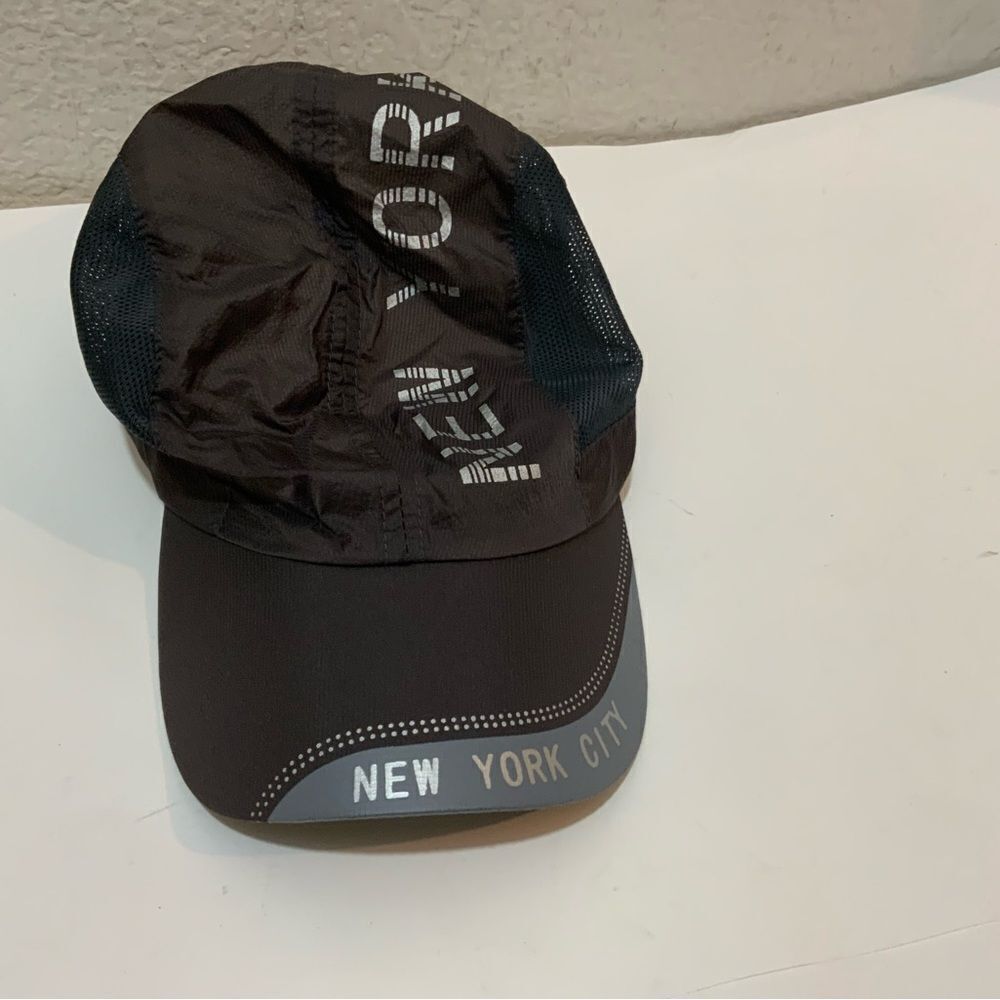 New York City running cycling baseball cap breathable black gray